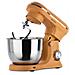 Planetaria Impastatrice Kr250 Per Pasticceria, Potenza 1500 W, 10 Velocità, Ciotola Acciaio Inox Da 5 Litri, 3 Accessori, Coperchio Trasparente, Colore Arancione Opaco - Foto miniatura 3