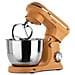 Planetaria Impastatrice Kr250 Per Pasticceria, Potenza 1500 W, 10 Velocità, Ciotola Acciaio Inox Da 5 Litri, 3 Accessori, Coperchio Trasparente, Colore Arancione Opaco - Foto miniatura 4