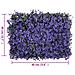 Recinzione Foglie Artificiali 24 pz Viola 40x60 cm - Foto miniatura 8