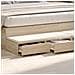 Cassettoni Letto Rovere Sonoma 200x36,5x16,5 cm Legno Ingegnerizzato - Foto miniatura 4