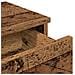 Scaffale a Parete con Cassetti Antico 60x25x15 cm in Truciolato - Foto miniatura 5