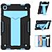 Custodia Per Samsung Galaxy Tab A7 10.4"" Armored Con Supporto Blu - Foto miniatura 4
