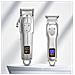 Set Tagliacapelli E Rifinitore Elettrico Con Display Digitale 935w - Kit Professionale Per La Cura Della Persona Silver - Foto miniatura 3