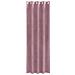 Tende con tende 2 pcs Rosa scuro 140 x 245 cm Velluto - Foto miniatura 4