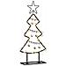 Albero di Natale in metallo con supporto Nero 60 cm Acciaio - Foto miniatura 3