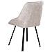 Set Di 2 Sedie Da Pranzo Terlton Velluto Beige Chiaro - Foto miniatura 5