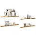 Scaffale da parete 4 pcs Beige 115 x 9 x 3 cm Legno multistrato - Foto miniatura 3