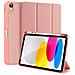 Cover per iPad (2025) / 10.9 (2022) - Pelle /PU, Rosa, Auto Wake /Sleep - Foto miniatura 1