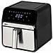 JEFR1242 friggitrice Singolo 8 L Indipendente 2100 W Friggitrice ad aria calda Nero, Argento - Foto miniatura 1