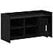 Mobile per scarpe con porta Rovere Nero 100 x 39,5 x 51 cm - Foto miniatura 3