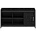 Mobile per scarpe con porta Rovere Nero 100 x 39,5 x 51 cm - Foto miniatura 4