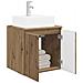 Mobile Lavabo da Parete Rovere Artigianale 49,5 x 41 x 62,5 cm - Foto miniatura 2