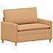 Divano Beige 126 x 81 x 87,5 cm Tessuto - Foto miniatura 1