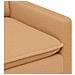 Divano Beige 126 x 81 x 87,5 cm Tessuto - Foto miniatura 6