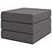 Divano Letto Pieghevole 90 x 63 x 45 cm Grigio Chiaro - Foto miniatura 4