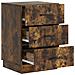 Armadio da Notte con cassetto Rovere Fumo 43 x 41 x 63,5 cm - Foto miniatura 3