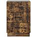Armadio da Notte con cassetto Rovere Fumo 43 x 41 x 63,5 cm - Foto miniatura 4