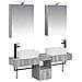 Set di Armadi da Bagno 5 pcs Sonoma grigio 50 x 14,5 x 70 cm - Foto miniatura 1
