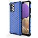 Custodia A Nido D'ape Con Cornice In Gel Per Samsung Galaxy A03s (166,5), Di Colore Blu. - Foto miniatura 4