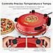 Forno elettrico per pizza QL31W. 400 C. 1200 W. pietra 30 cm - Foto miniatura 3