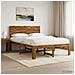 Letto matrimoniale con testiera ROSTOCK Naturale 135 x 190 cm - Foto miniatura 8