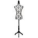 Manichino Busto Sartoriale Donna Colore Bianco e Nero - Foto miniatura 7