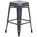 Set Di 2 Sgabelli Da Bar In Metallo Nero Dorato 60 Cm Cabrillo - Foto miniatura 9