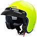 Casco Moto Jet Cafe Racer Omologato Ece 22-05 Parasole Scooter Fluo Xl - Foto miniatura 3
