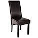 4 Sedie Da Sala Da Pranzo Con Seduta Ergonomica - Marrone - Foto miniatura 2