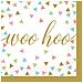 Amscan Internazionale 701 926 Tovaglioli Bevande Mdct-printedbn Md Ct Confetti Fun - Foto miniatura 3