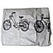 Coperta Per Bicicletta, 200 X 110 Cm, Colore: Argento - Foto miniatura 1
