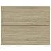 Comodini 2 pz Rovere Sonoma 40x30x30 cm in Legno Multistrato - Foto miniatura 5
