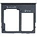 Slot Sostitutivo Scheda Samsung Galaxy A10e 2x Nano Sim E Micro Sd Nero - Foto miniatura 6
