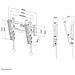 NM-W125BLACK Supporto a Parete per TV - Foto miniatura 3