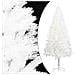 Set Albero Natale Artificiale con LED e Palline Bianco 240 cm - Foto miniatura 2