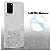 Custodia Compatibile Con Samsung Galaxy S20 Plus In Trasparente Con Glitter - Coperchio Protettivo In Silicone Tpu Flessibile Con Glitter Scintillanti - Foto miniatura 4