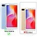 3x Pellicola Di Armatura Compatibile Con Xiaomi Redmi 6a In Elevata Trasparenza - 3x Vetro Temperato (tempered) Di Protezione Del Display In Durezza 9h Con 3d Touch - Foto miniatura 2