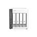 TS-433 NAS Tower ARM Cortex-A55 4 GB 0 TB QTS Bianco - Foto miniatura 1