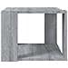 Tavolino Salotto Grigio Sonoma 40x40x30cm Legno Ingegnerizzato - Foto miniatura 4