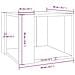 Tavolino Salotto Grigio Sonoma 40x40x30cm Legno Ingegnerizzato - Foto miniatura 5