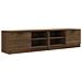 Mobili Tv 2 Pz Rovere Marrone 80x35x36,5cm In Legno Multistrato - Foto miniatura 1
