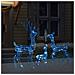 Famiglia di Renne di Natale 300 LED Blu in Acrilico - Foto miniatura 2