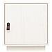 Comodini Bianco 2 Pz 40x34x45 Cm In Legno Massello Di Pino - Foto miniatura 7