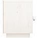 Comodini Bianco 2 Pz 40x34x45 Cm In Legno Massello Di Pino - Foto miniatura 8