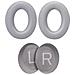 Cuscinetti Auricolari Per Bose Qc35 I /ii, Qc25, Qc15, Qc 2 Ae 2, Ae 2i, Ae 2w, Soundtrue, Soundlink Grey - Foto miniatura 7