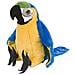 Ara Pappagallo Peluche, Animale Farcito, Peluche, Regali Per Bambini, Cuddlekins 12 Pollici,multi - Foto miniatura 1