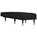 Chaise Longue In Velluto Nero - Foto miniatura 3