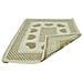Tappeto Bagno Doccia Spugna Tappetino Assorbente Cotone Pelo Corto Mod. Love O.b 60x120 Beige - Foto miniatura 4