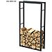 Portalegna Supporto Metallo Porta Legna Interno Legnaia Camino Stufa 150x80x25cm - Foto miniatura 2