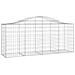 Cesto Gabbione Ad Arco 200x50x80/100 Cm Ferro Zincato - Foto miniatura 1